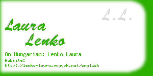 laura lenko business card